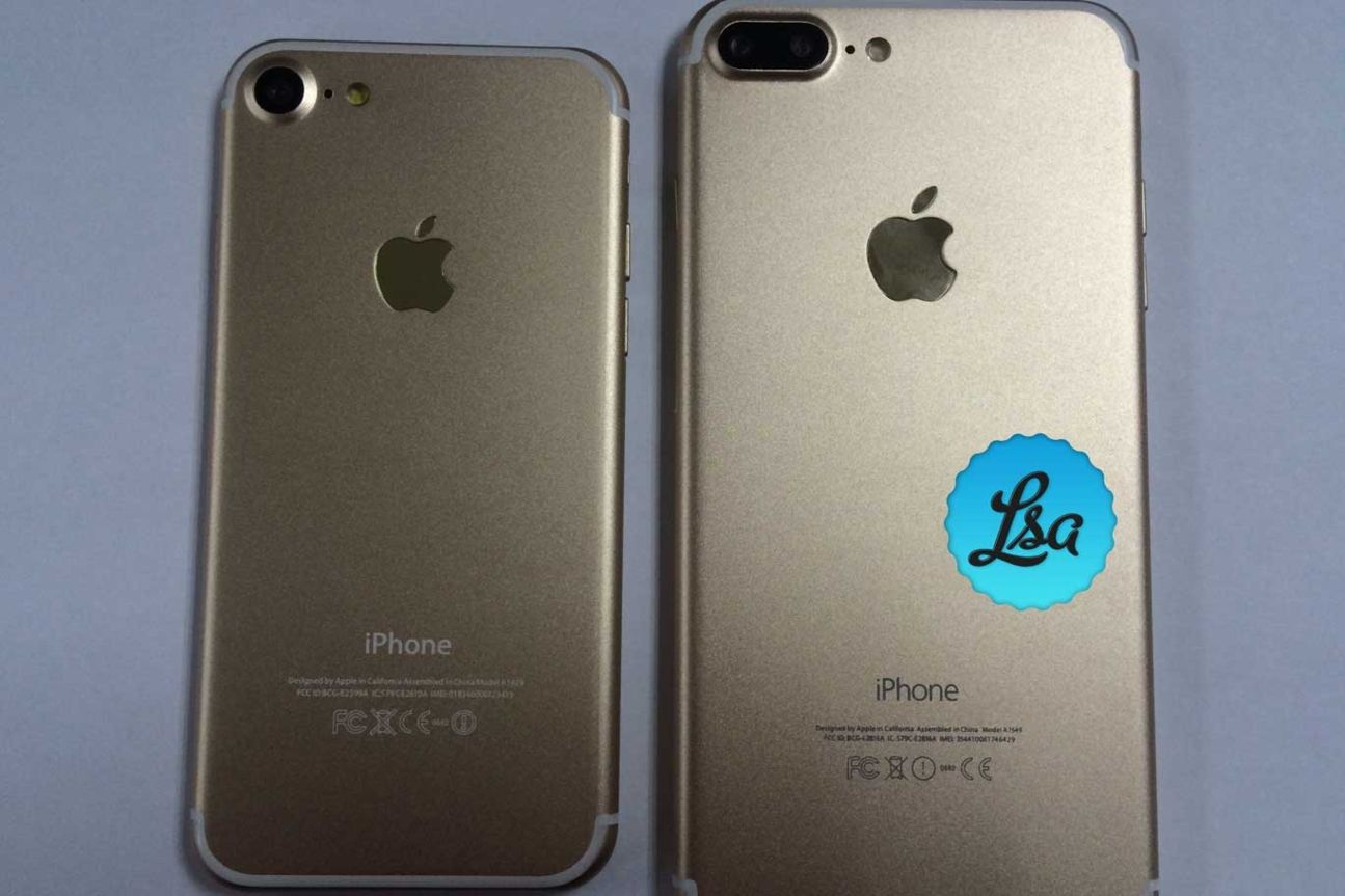 iPhone 7 und Plus Leak gold iPhone 7 und Plus Leak gold