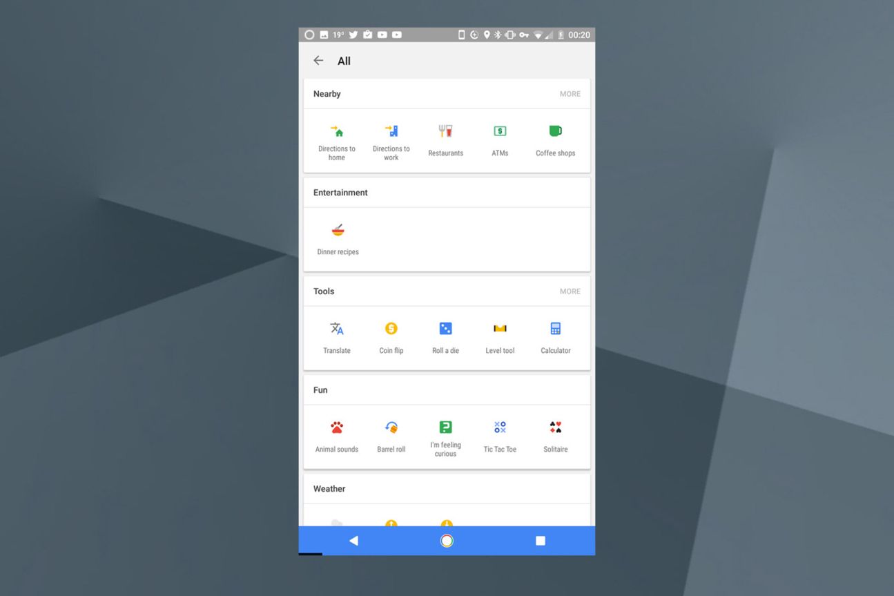 Google Now Icons