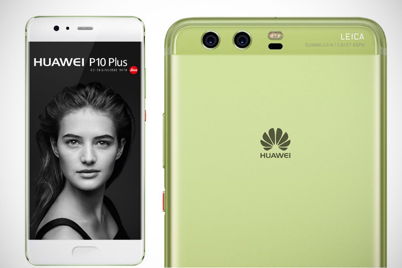 Das Huawei P10 Plus in Grün