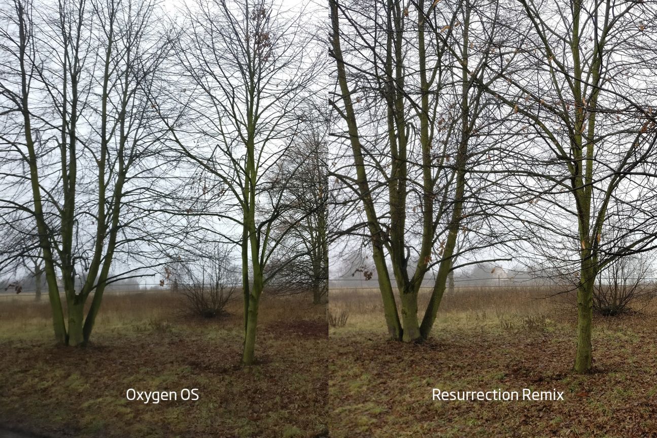 Oxygen OS vs Resurrection Remix Kameravergleich