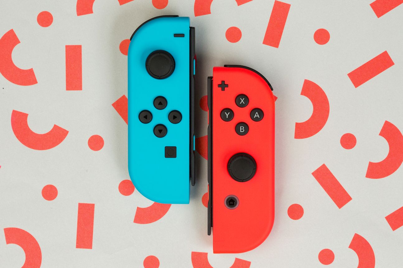 Nintendo Switch Nintendo Switch Joy-Cons blau und rot