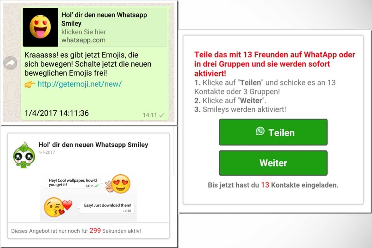 Dieser WhatsApp-Kettenbrief will Euch in eine Abofalle locken