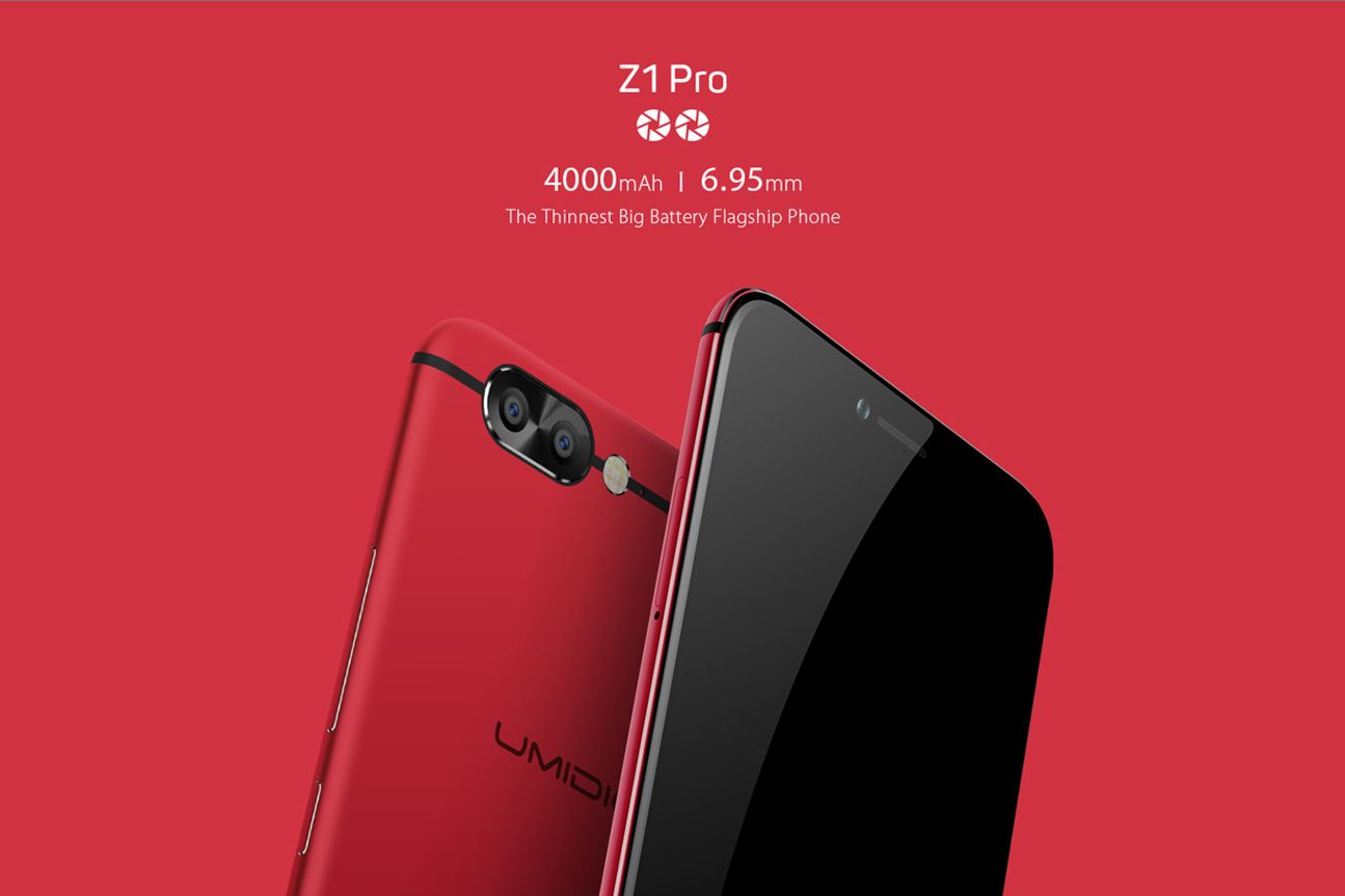 Umidigi Z1 Pro in rot.