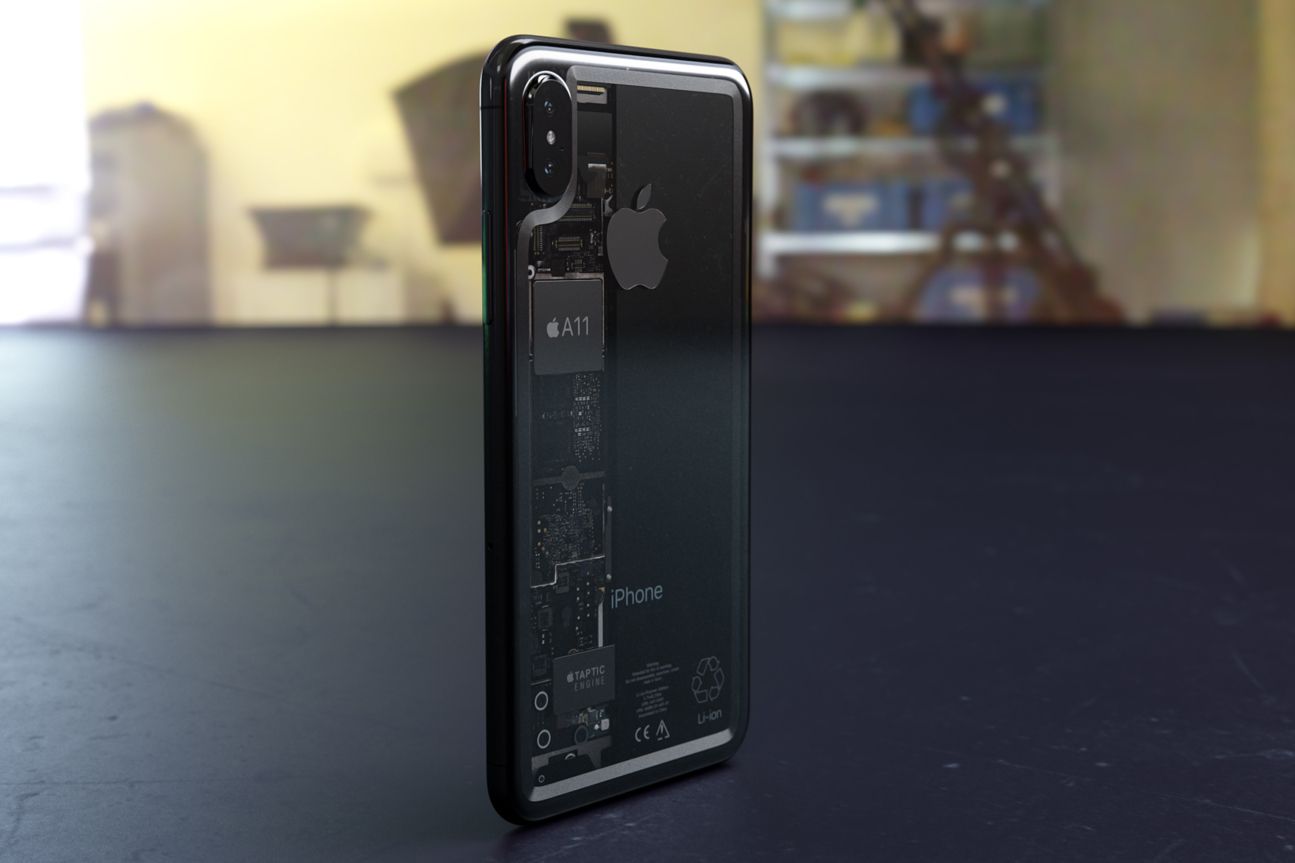 iPhone 8 transparent