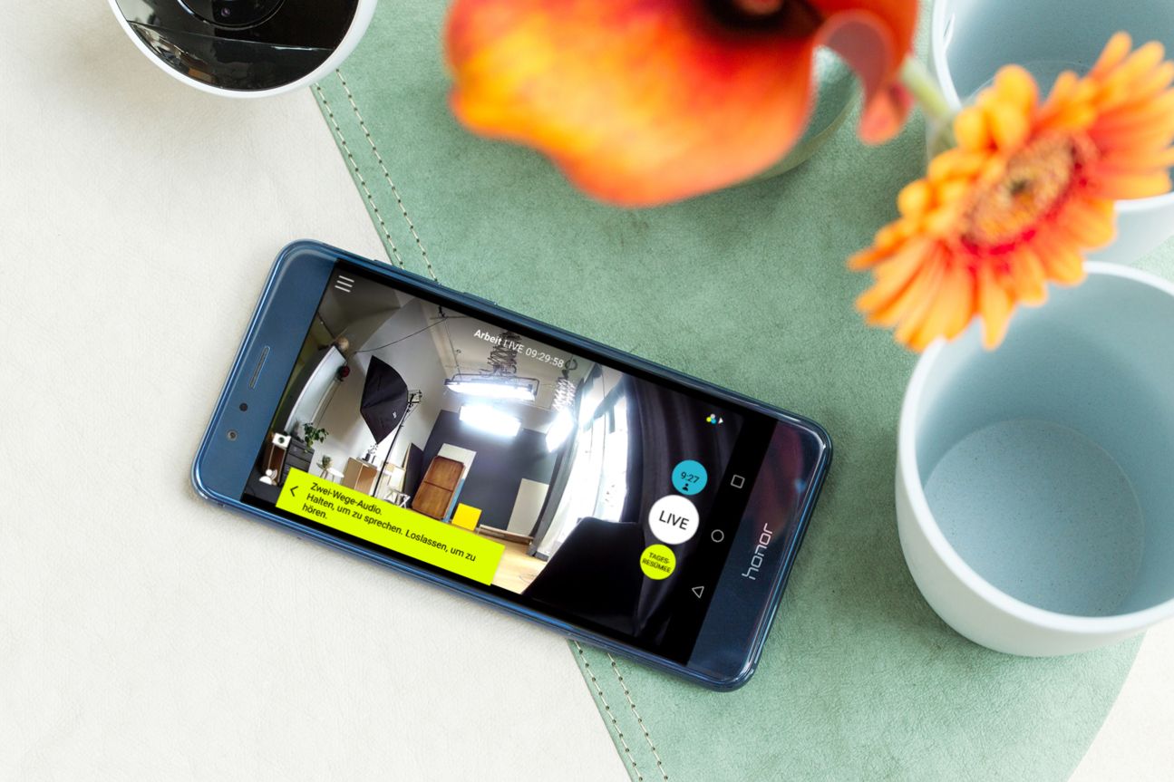 Logitech Circle 2 Honor-Smartphone mit Logitech Circle 2