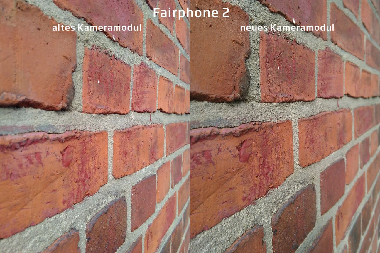 Fairphone 2 Kameramodul-Vergleich Fairphone 2 Kameramodul-Vergleich