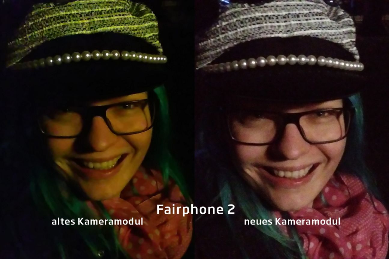 Fairphone 2 Kameramodul-Vergleich Fairphone 2 Kameramodul-Vergleich