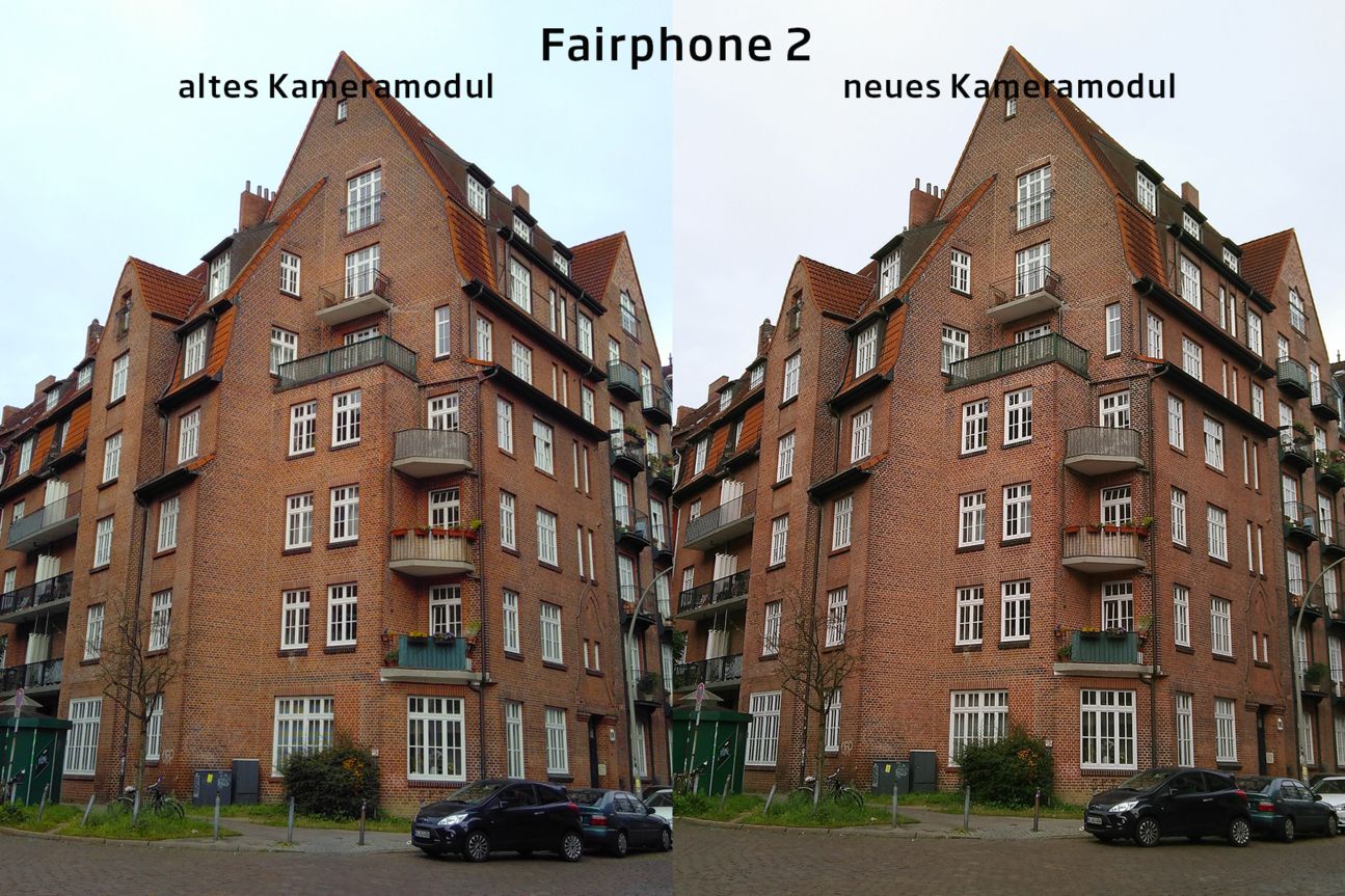 Fairphone 2 Kameramodul-Vergleich Fairphone 2 Kameramodul-Vergleich