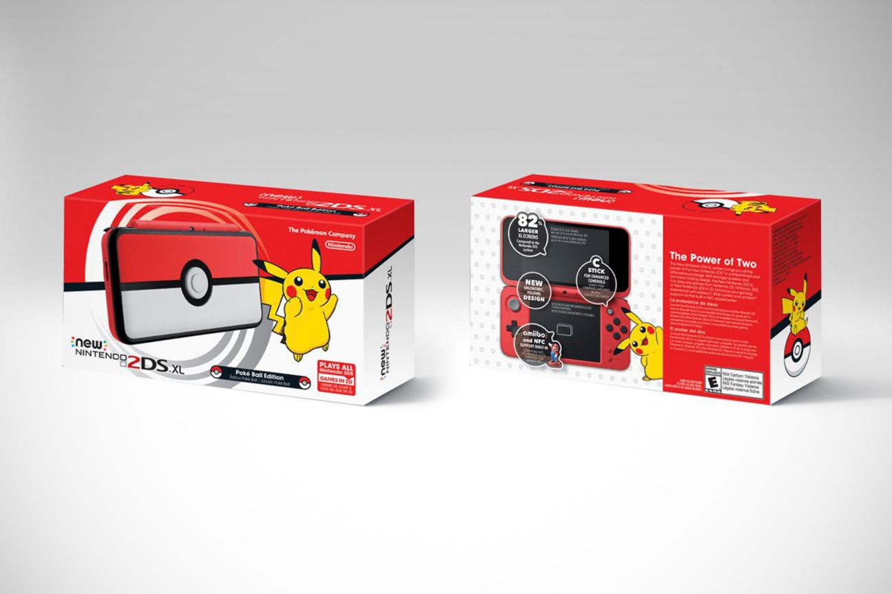 nintendo 2ds xl poké ball edition