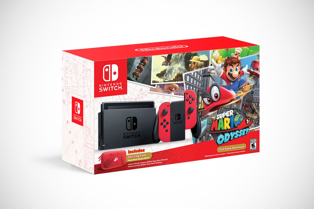 nintendo switch super mario odyssey bundle