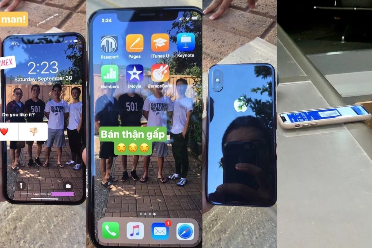 Das iPhone X auf den Fotos könnte ein Testgerät von Apple oder einem Partnerunternehmen sein