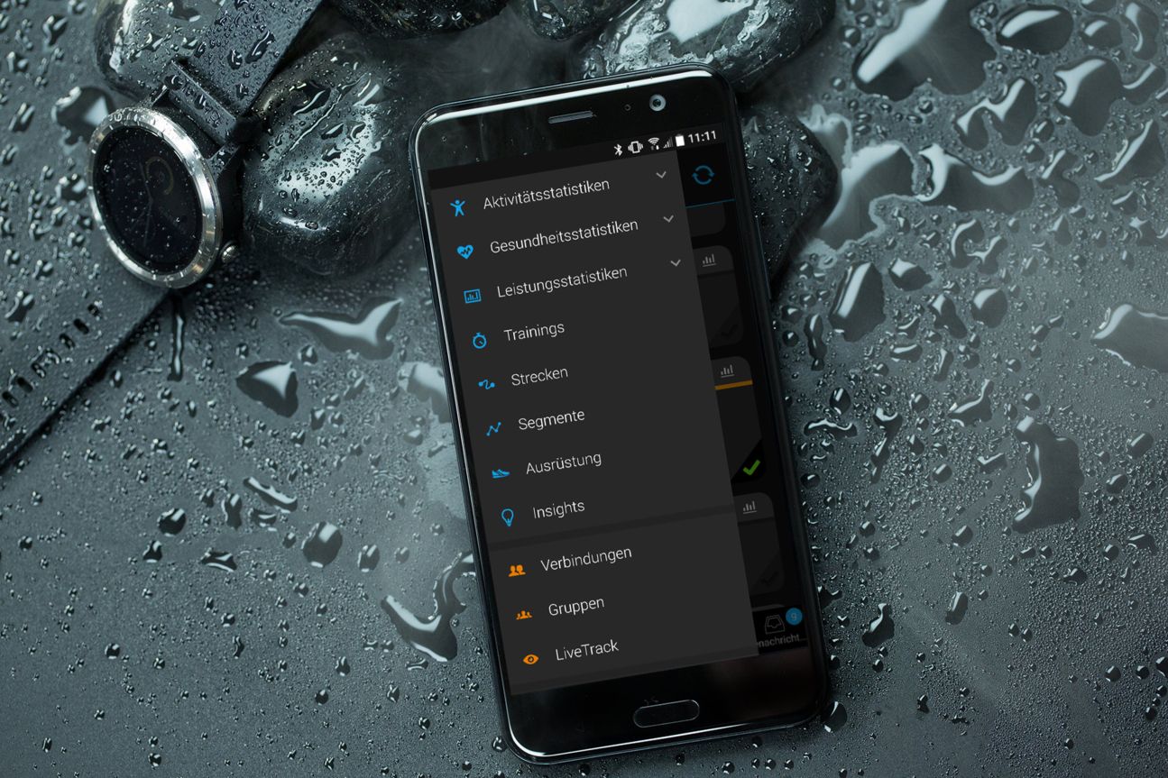 In Garmins Connect-App findet ihr die VO2max-Schätzung unter dem Menüpunkt Leistungsstatistiken.