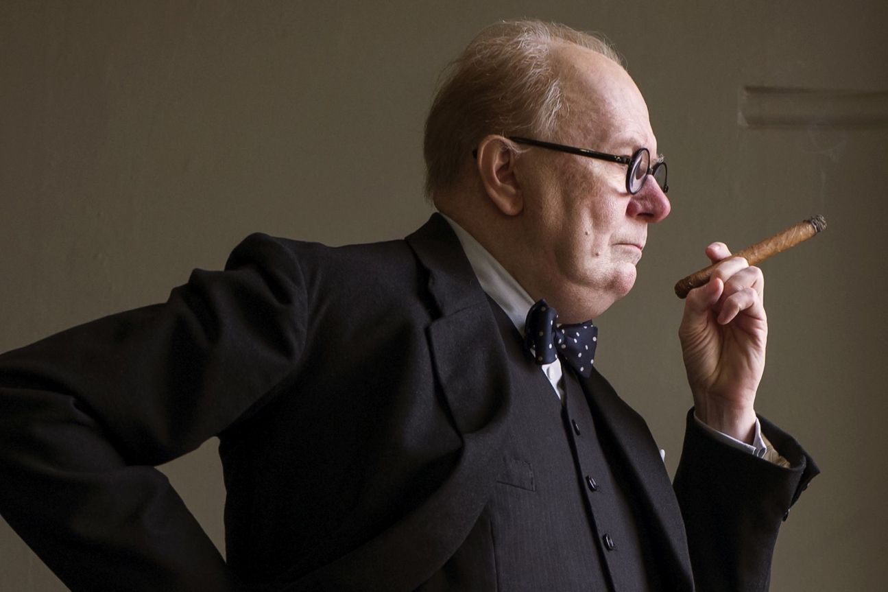 Hättet ihr ihn erkannt? Gary Oldman als Winston Churchill.