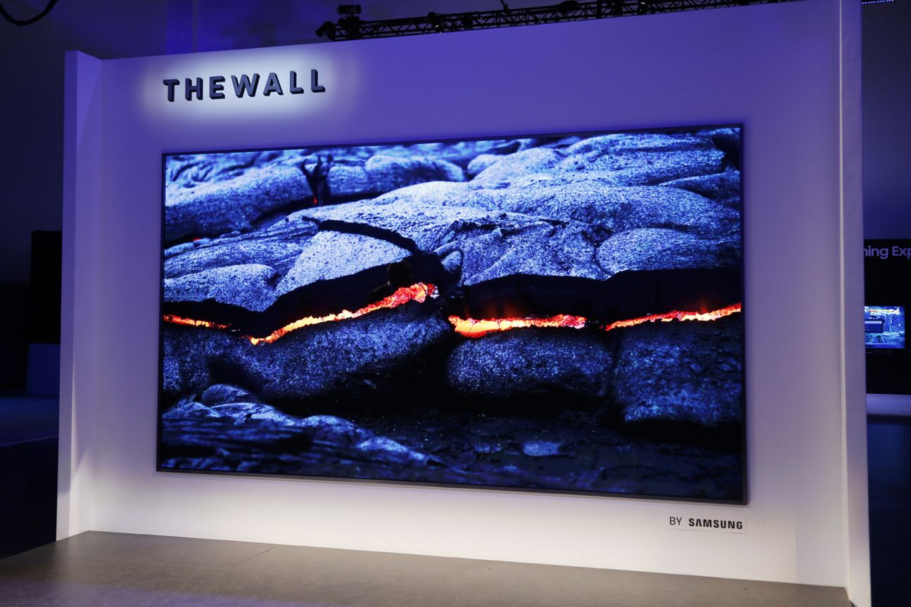 The Wall: Fernseher mit MicroLED,CES 2018 The Wall: Fernseher mit MicroLED,CES 2018