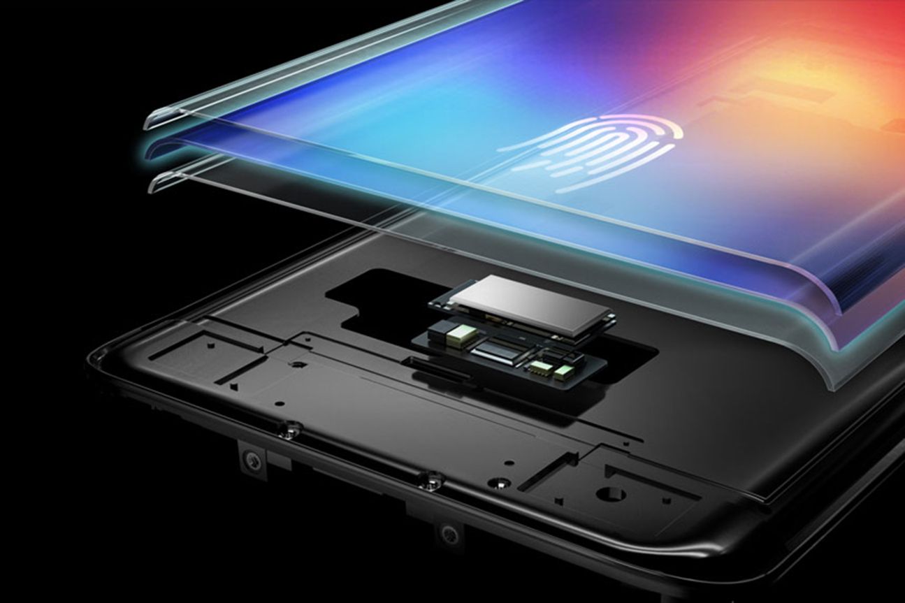 Vivo-Smartphone mit Fingerabdrucksensor im Display Vivo-Smartphone mit Fingerabdrucksensor im Display