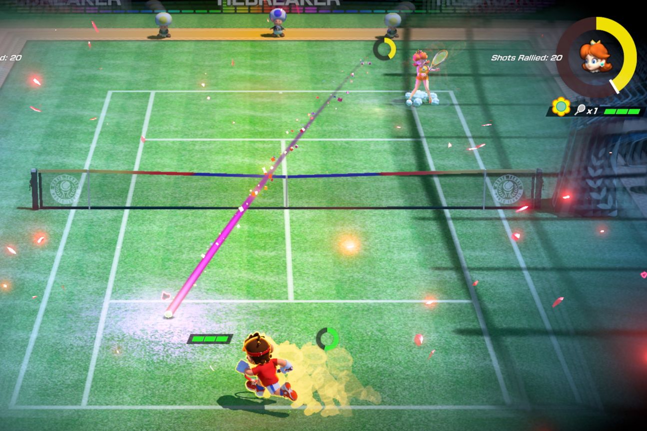 Mit aktivierter Zeitlupe holt ihr auch die schwierigsten Bälle noch.