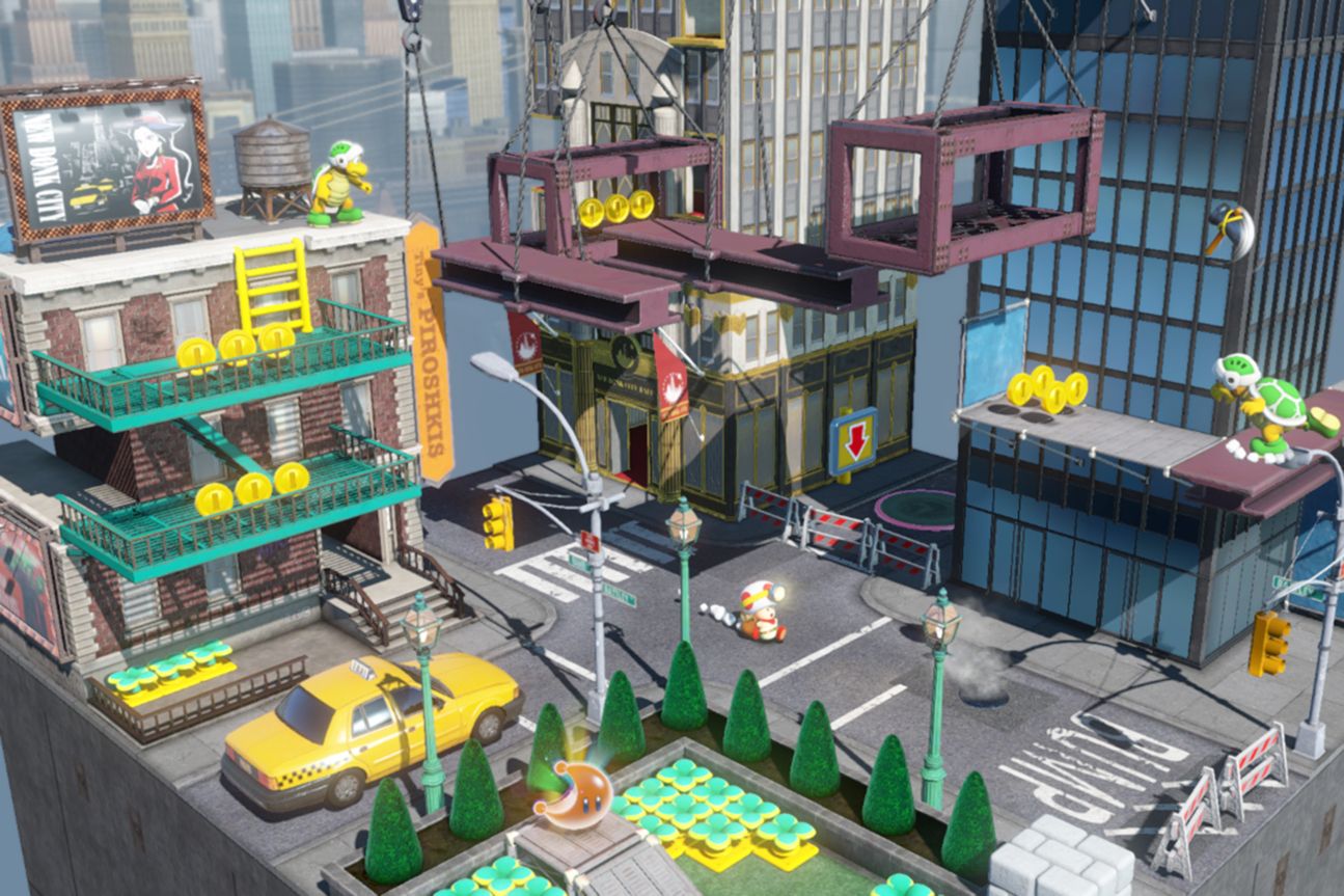 Nur auf der Switch: Bonuslevel, die von "Mario Odyseey" inspiriert wurden.