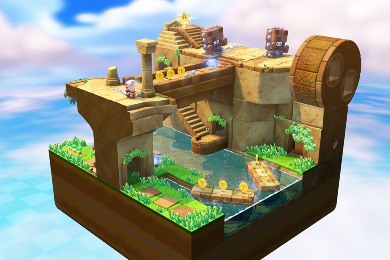 Um den Fluß zu überqueren, müsst ihr zuerst die Brücke ausklappen.