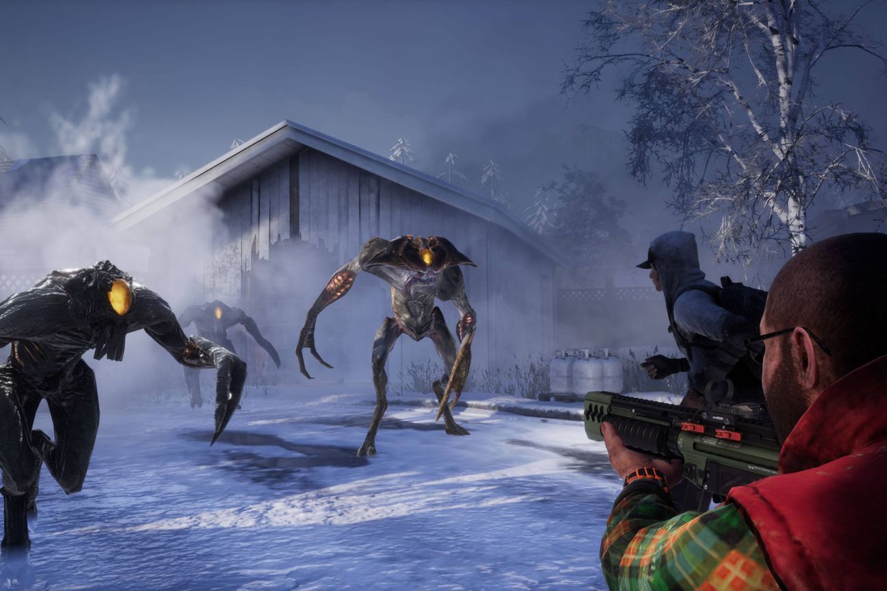 Auch auf optischer Seite, lässt "Earthfall" ganz schön zu wünschen übrig.