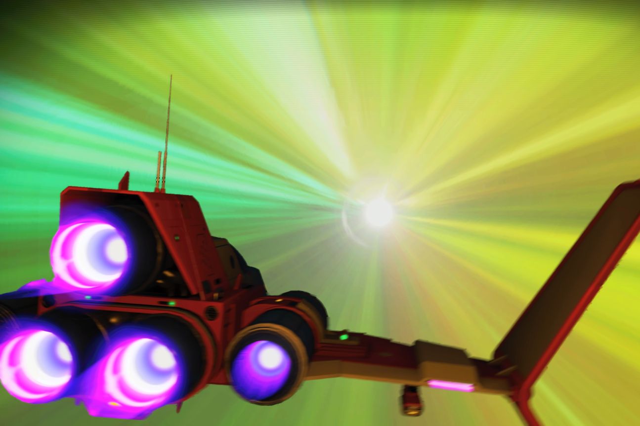 Der Hyper-Sprung ist wahrlich eine Reise ins Ungewisse.