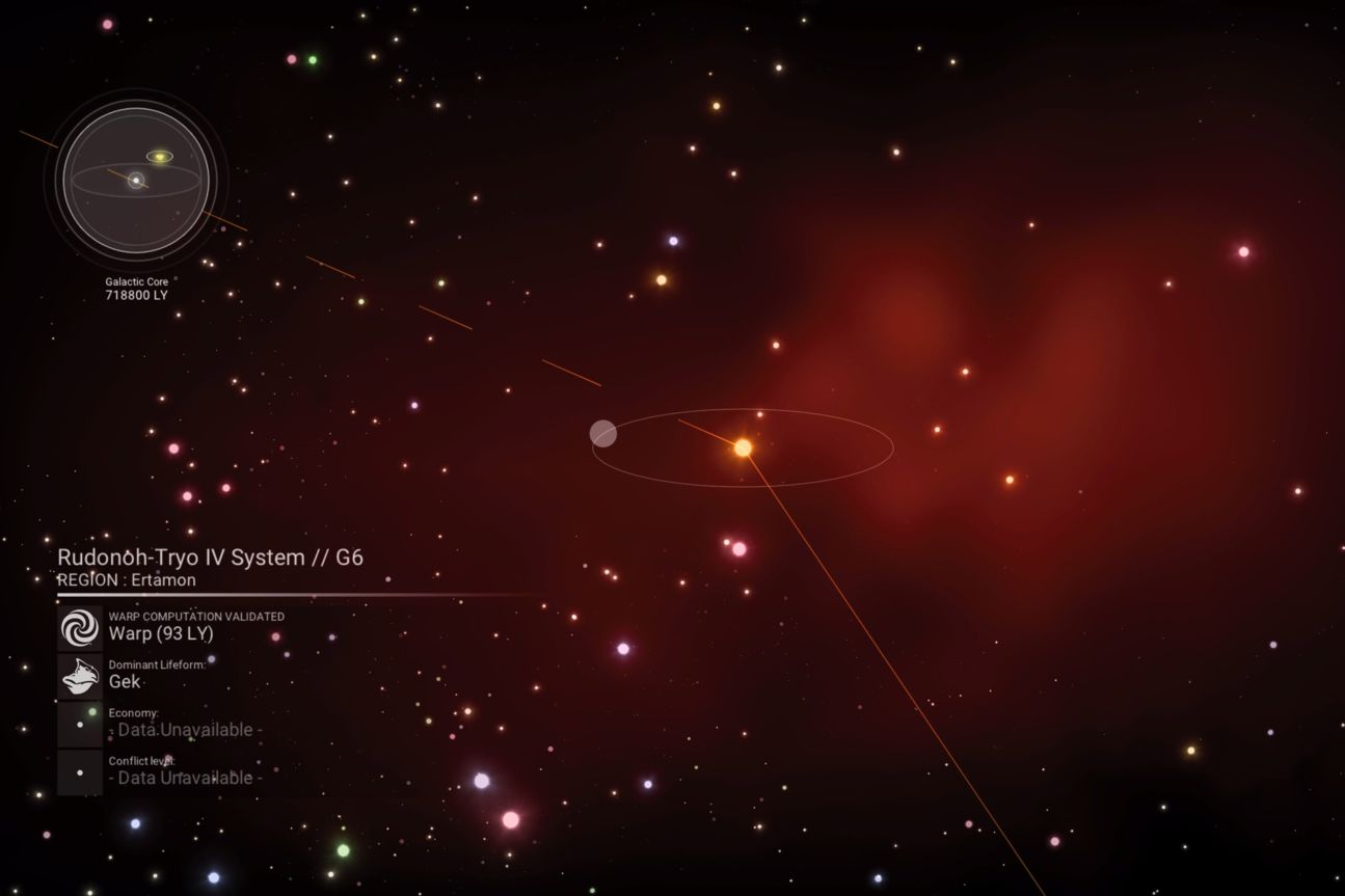 Wenn ihr euch vor dem Hyper-Sprung auf das gleiche System einigt, bleibt ihr auch weiterhin zusammen.