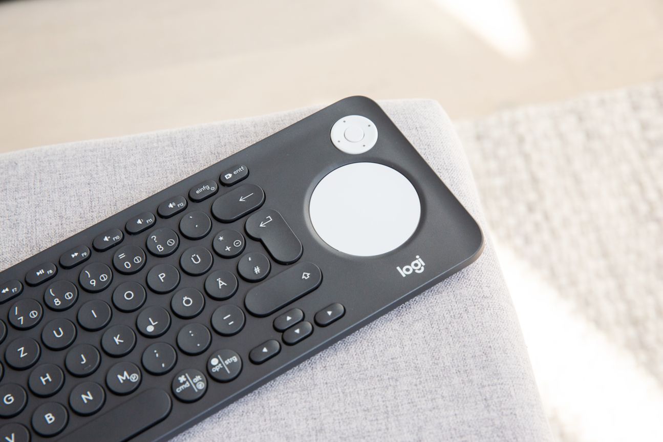 Logitech TV K600 Das Touchpad der Logitech K600