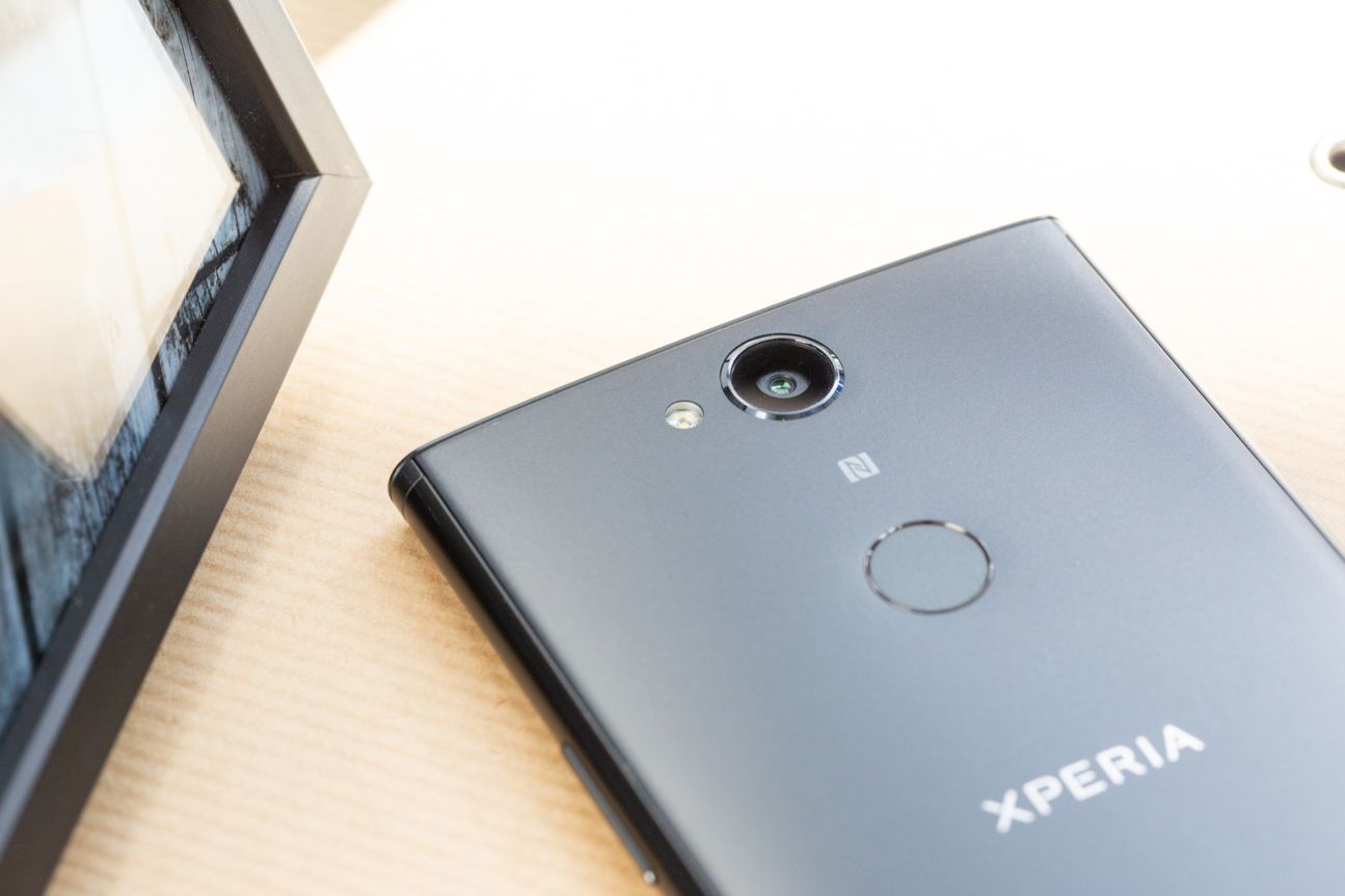 Sony Xperia XA2 Plus Sony Xperia XA2 Plus Rückansicht mit Kamera und Fingerabdrucksensor