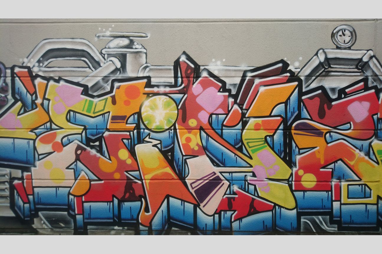 Sony Xperia XA2 Plus Kamerabild Sony Xperia XA2 Plus-Aufnahme Graffitto mit HDR