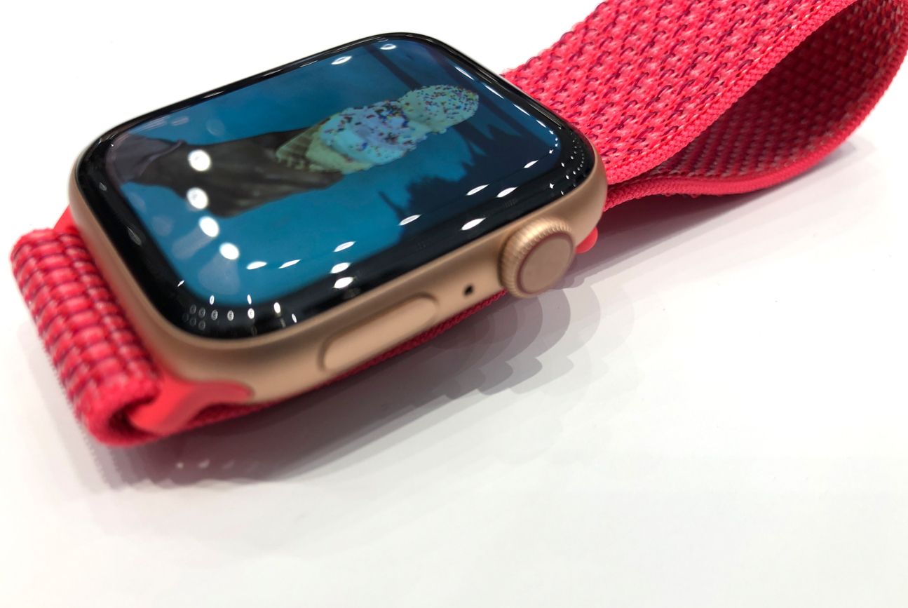 Apple Watch Series 4 in der Nahaufnahme