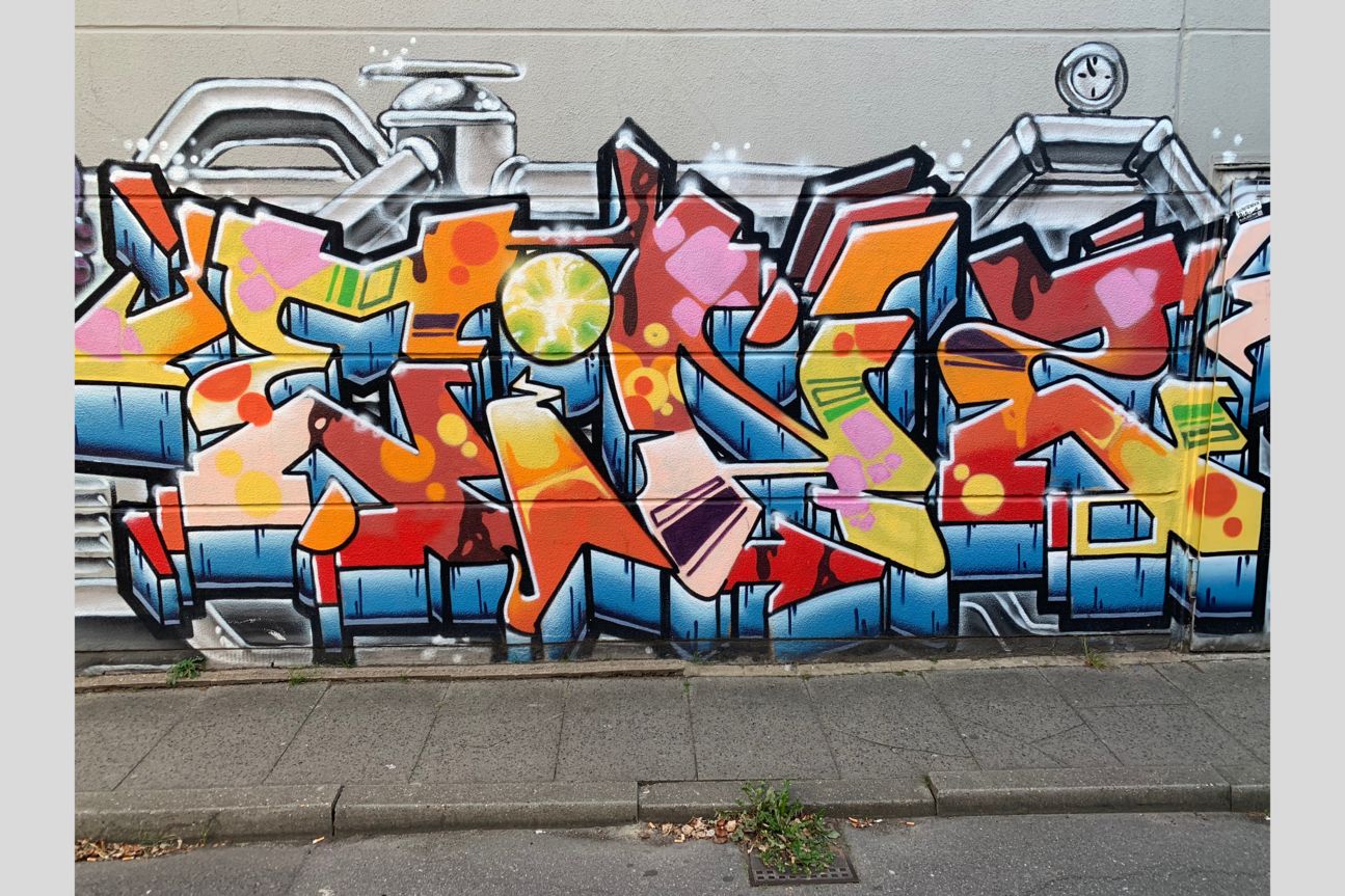 Kameravergleich, iPhone Xs, iPhone X, Galaxy S9 Plus, Pixel 2 Grafitti
