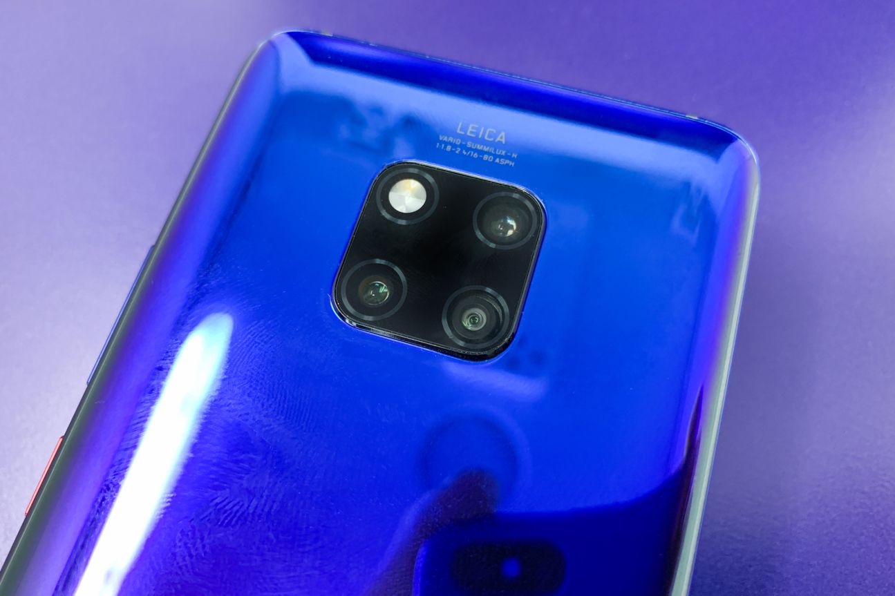 Die Rückseite des Huawei Mate 20