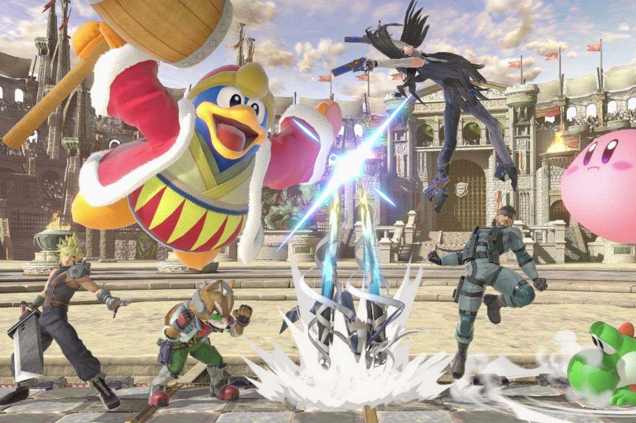 In "Super Smash Bros. Ultimate" treffen viele Videospiel-Charaktere aufeinander In "Super Smash Bros. Ultimate" treffen viele Videospiel-Charaktere aufeinander