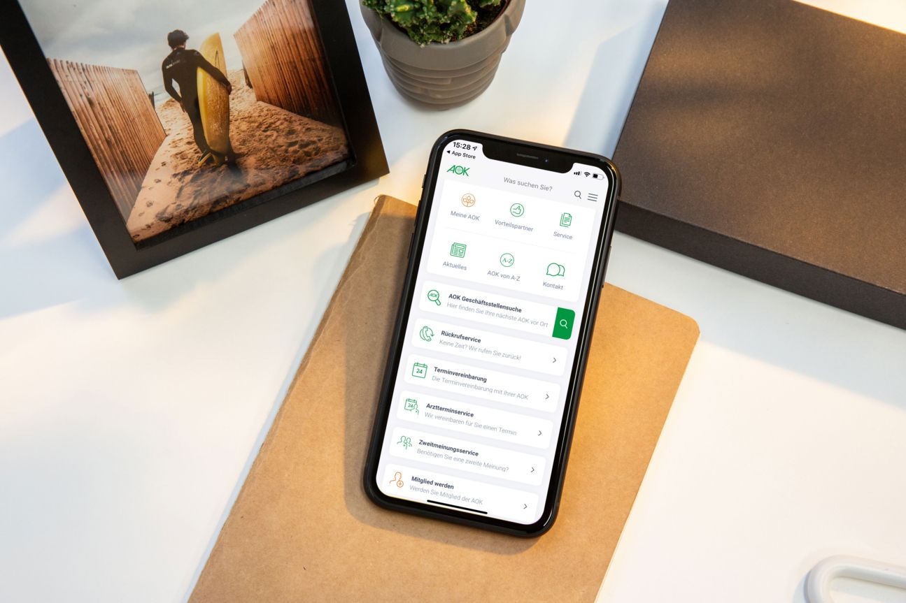 Die AOK-App