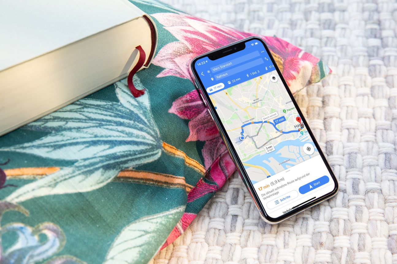 Google Maps ist auf allen Android-Smartphones vorinstalliert.