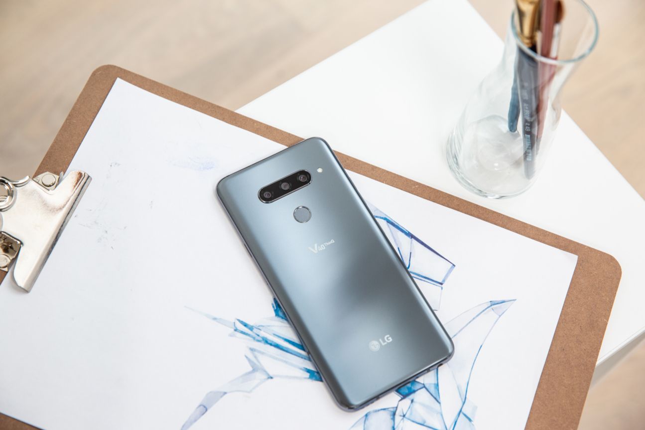 LG V40 Smartphone Rückseite