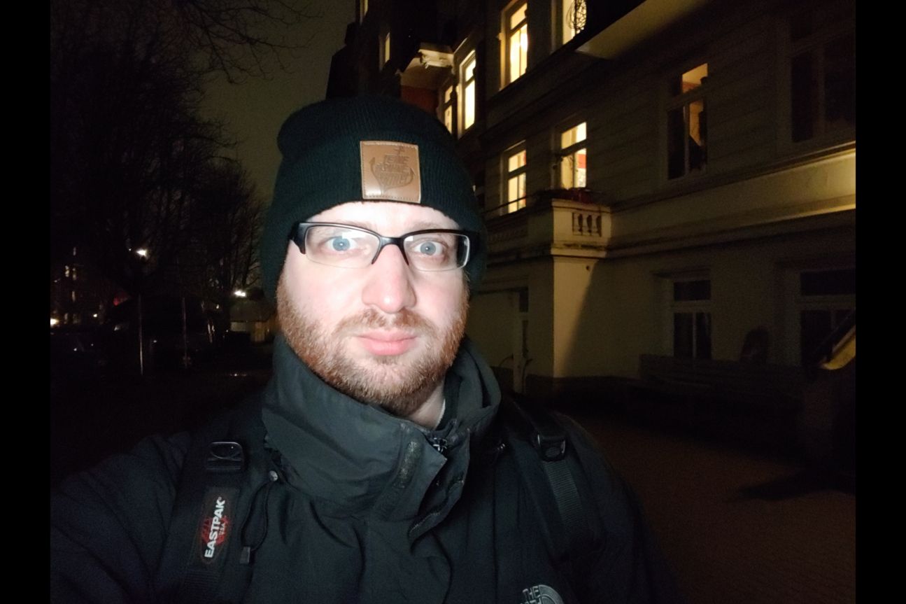 selfie-nacht-blitz Selfie