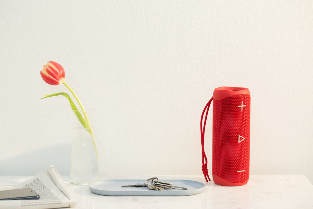 Sharp GX-BT280 roter Bluetooth-Lautsprecher