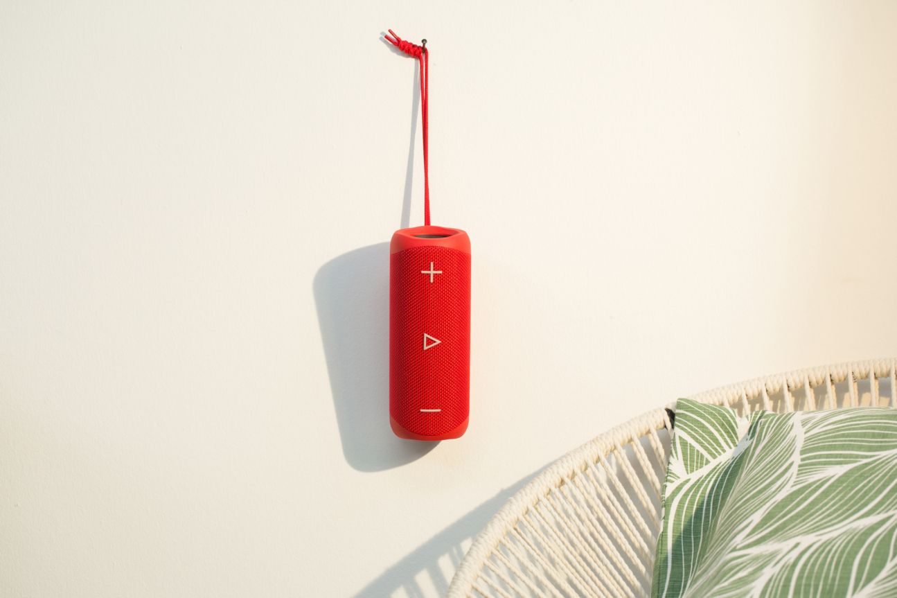 Sharp GX-BT280 roter Bluetooth-Lautsprecher