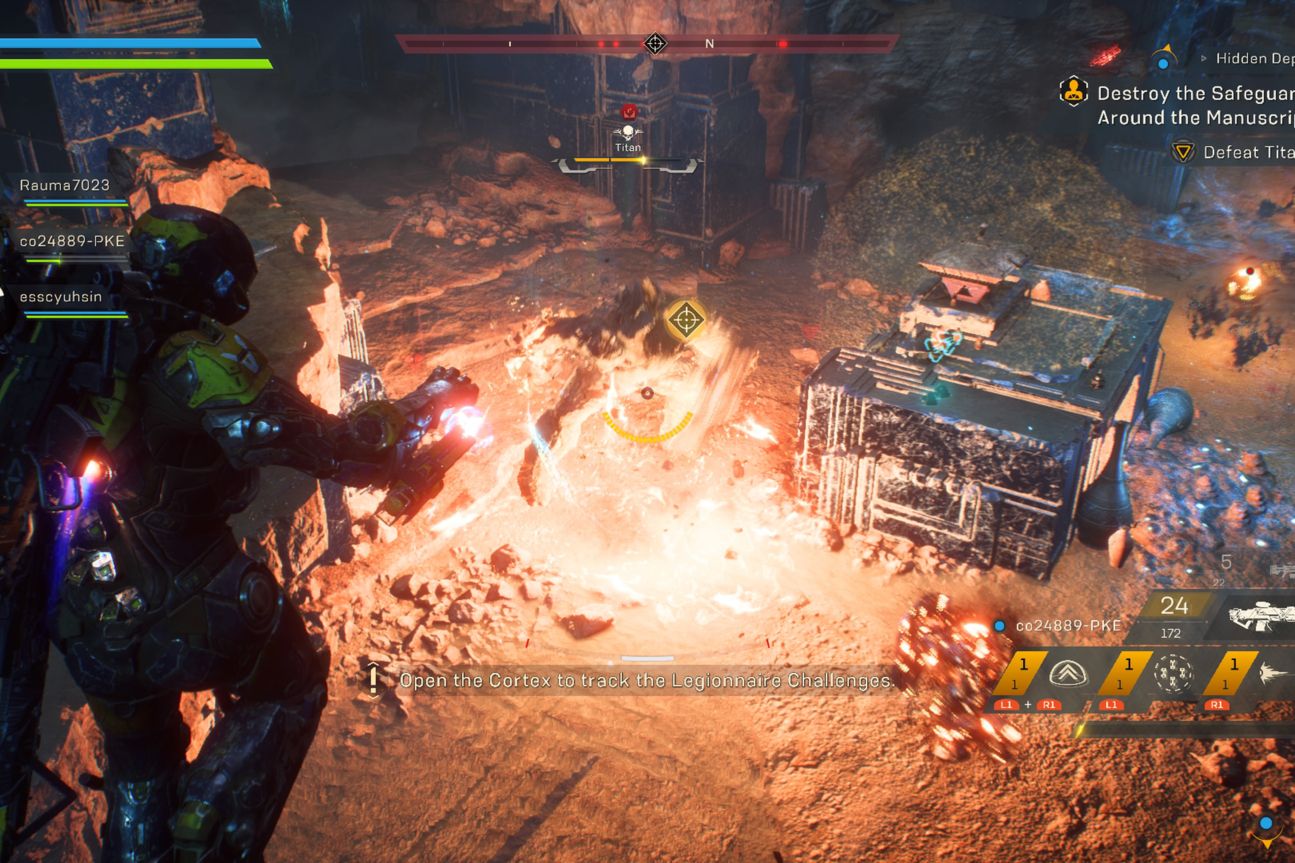Anthem, Game, Screenshot Screenshot aus "Anthem" für PS4 (EA/ BioWare)