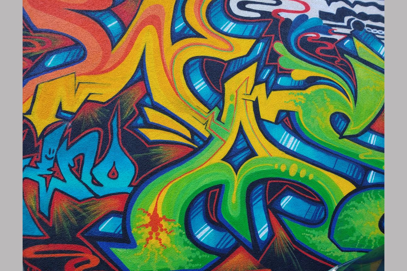 Kameravergleich LG V40 und Huawei Mate 20 Pro Grafitti