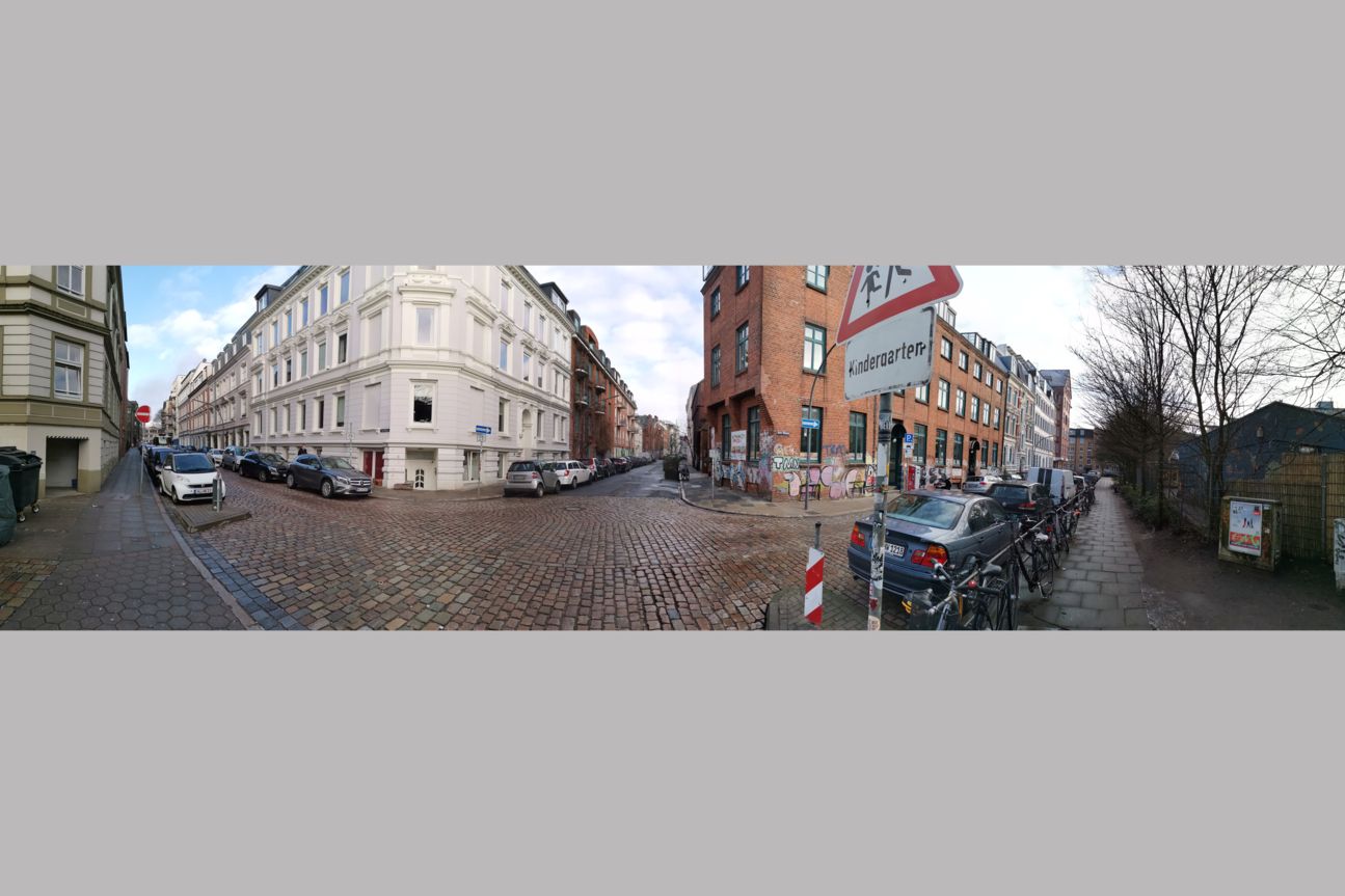 Kameravergleich LG V40 und Huawei Mate 20 Pro Straßenzug