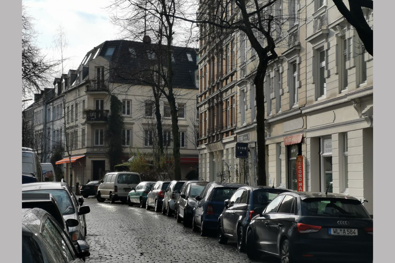 Kameravergleich LG V40 und Huawei Mate 20 Pro Straßenzug