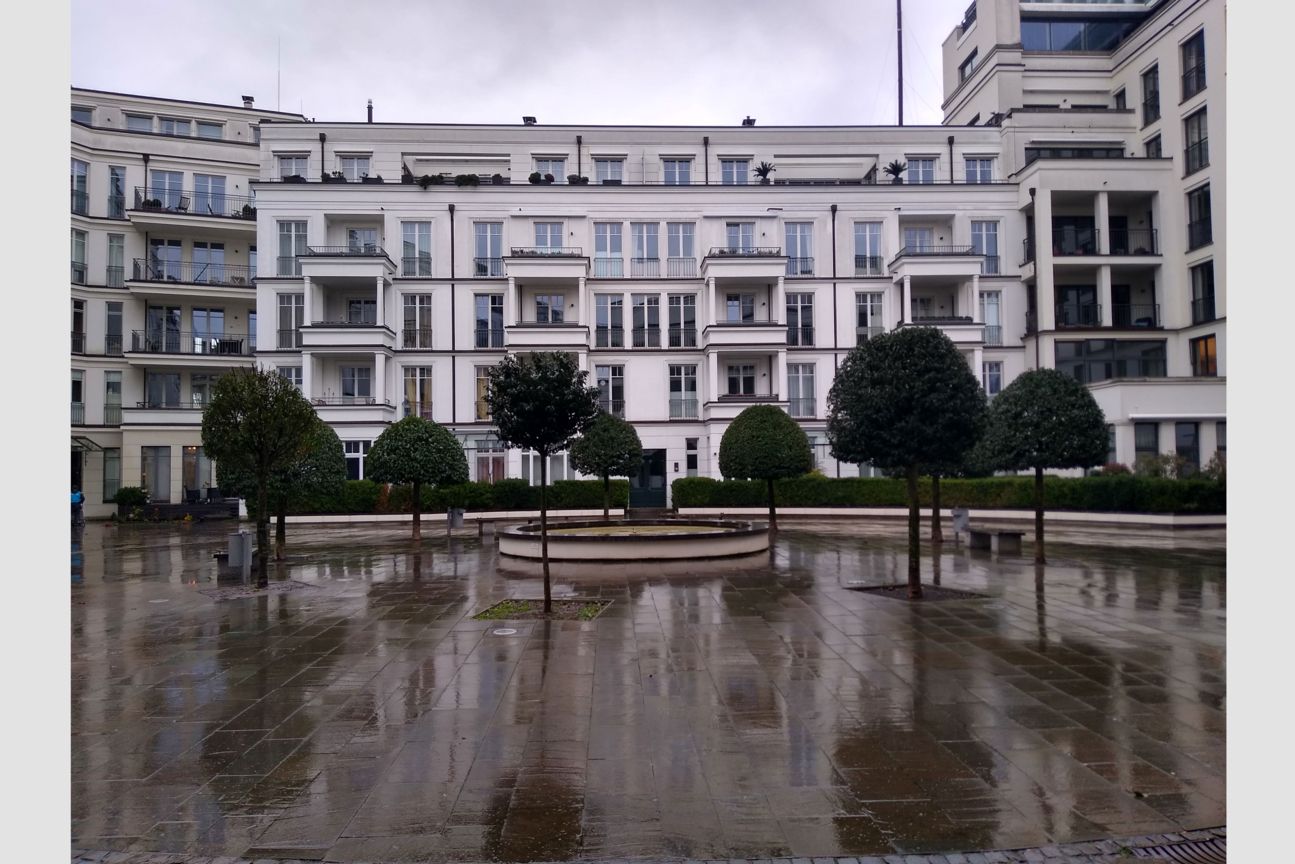 Moto G7 Power, Testfotos Wohngebäude Westend Ottensen