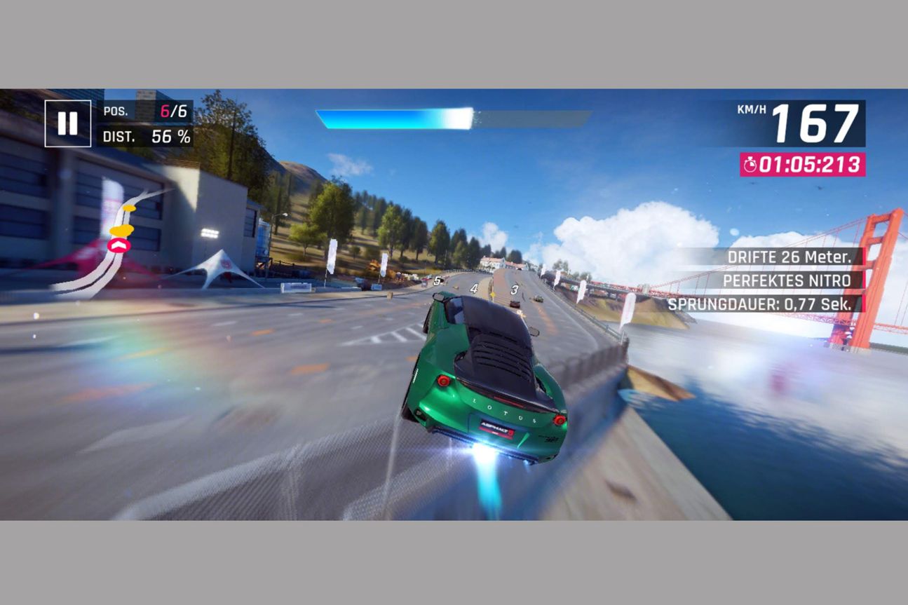 Samsung Galaxy S10e Screenshot Asphalt 9 Screenshot von Asphalt 9