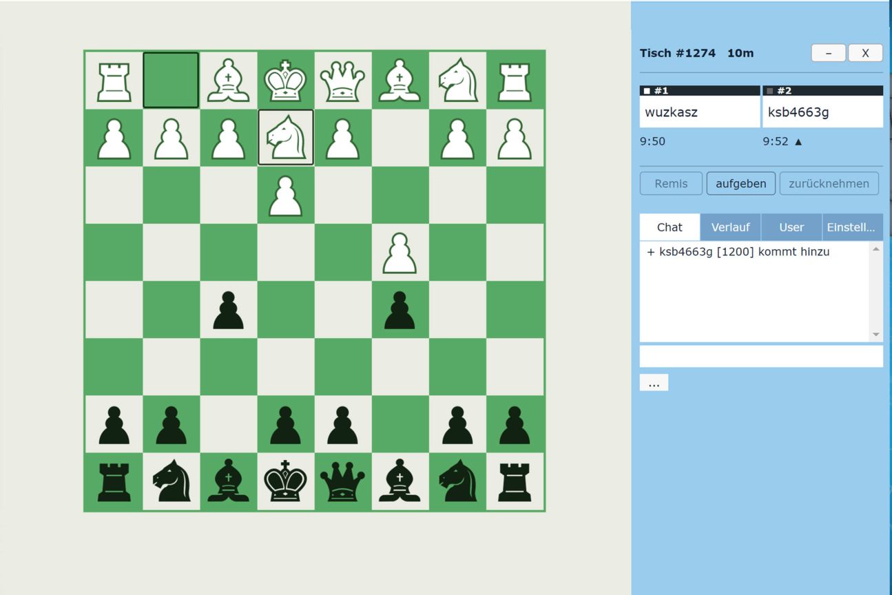 Schach online gegen eure Freunde spielen