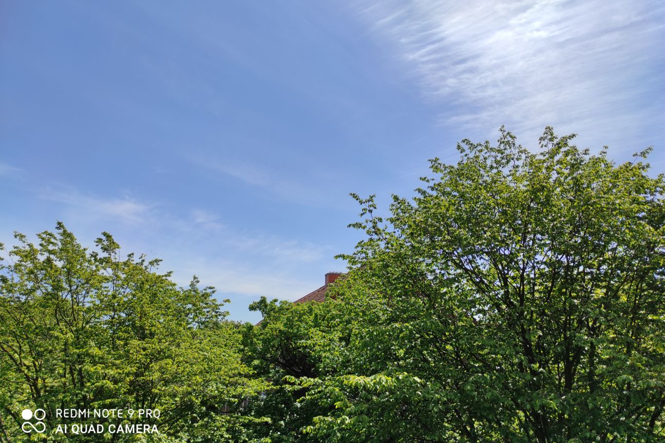 Redmi Note 9 Pro HDR Klappt Redmi Note 9 Pro blauer Himmel