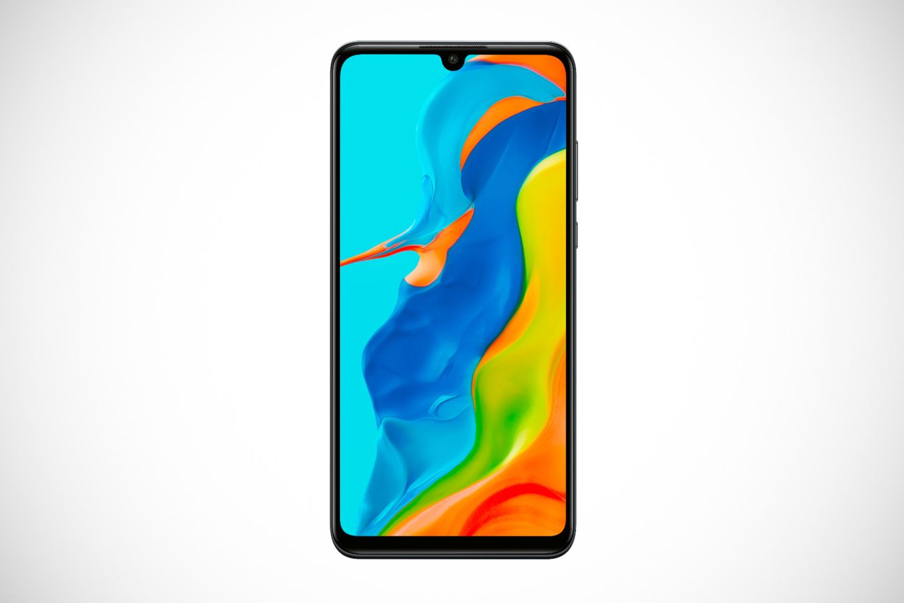 Huawei P30 Lite New Edition Black Front Final