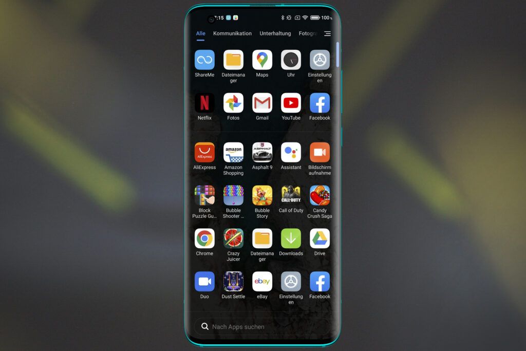 Mi 10 App Drawer Xiaomi Mi 10 Screenshot