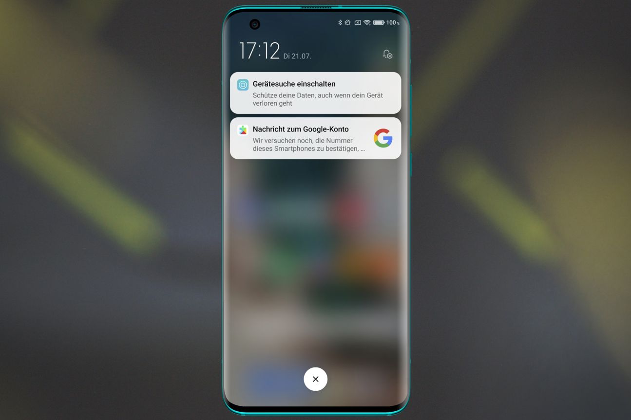 Mi 10 Benachrichtigungen Xiaomi Mi 10 Screenshot