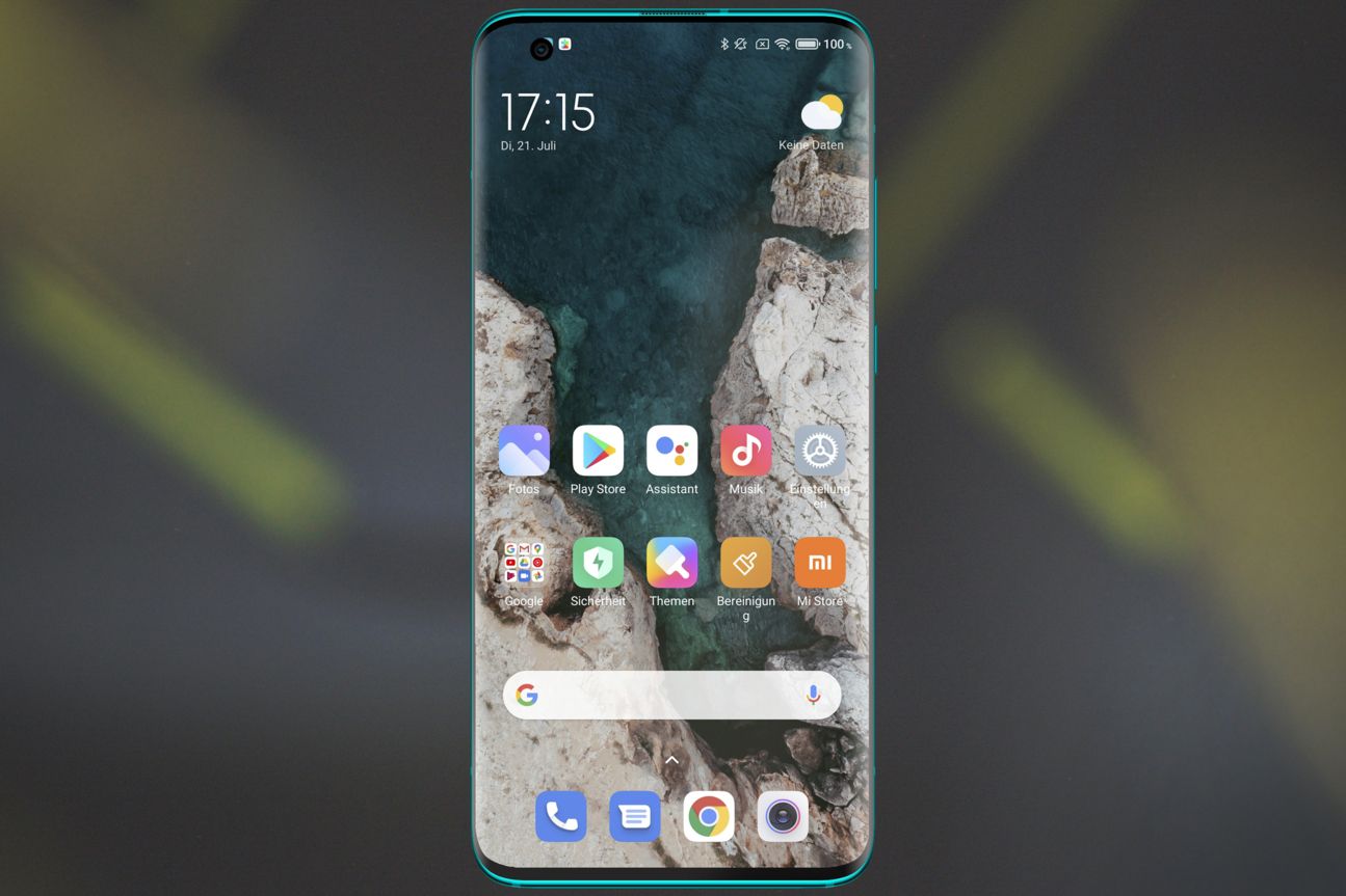 Mi 10 Homescreen Xiaomi Mi 10 Screenshot
